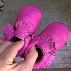 Pink Freshly Picked size 3  Moccs